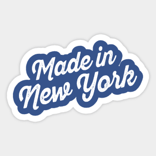 Made in New York Sticker